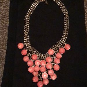 Peach necklace